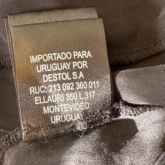 Ginebra Prive black silk w gold metal embroidered accents, cinch waist jumpsuit - Picture 10 of 16